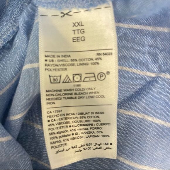 Old Navy Blue Striped Cami Sundress XXL - Picture 8 of 11